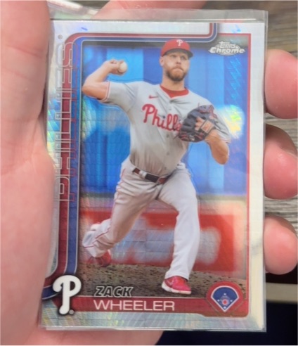 2025 Topps Chrome #189 Zack Wheeler — front