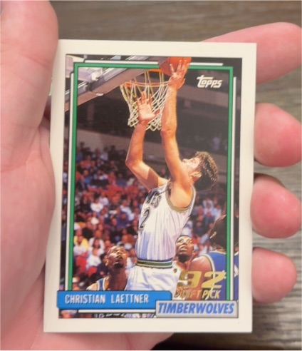 1992-93 Topps #334 Christian Laettner — front