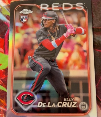 2024 Topps Chrome #44 Elly De La Cruz Rookie Cincinnati Reds — front