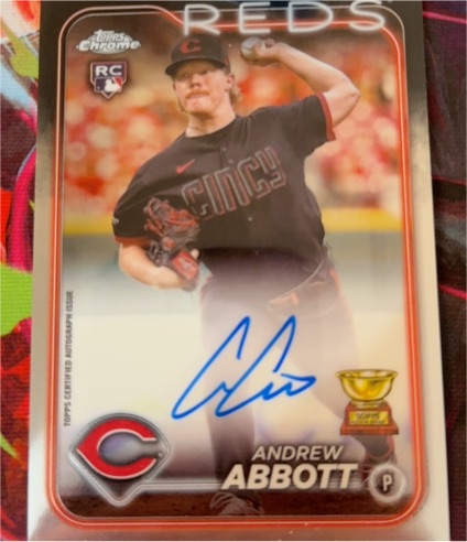2024 Topps Chrome #RA-AA Andrew Abbott — front