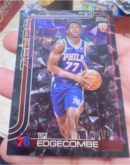 2025-26 Topps #203 VJ Edgecombe — front