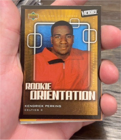 2003-04 Upper Deck Victory #127 Kendrick Perkins — front