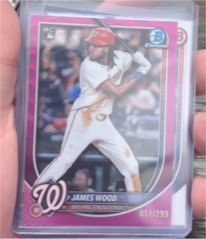 2025 Bowman Chrome #29 James Wood — front