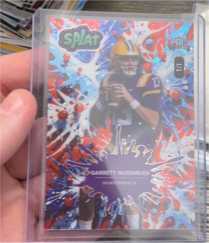 2025 Wild Card Splat #Garrett Nussmeier — front
