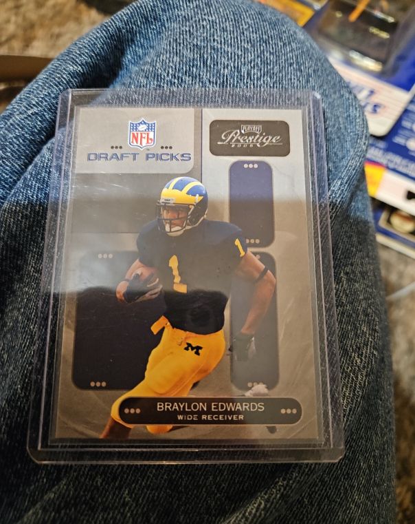 2005 Playoff Prestige #DP-8 Braylon Edwards — front