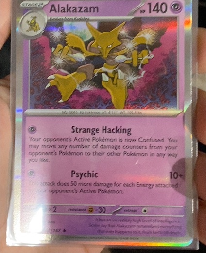 2023 Pokémon SV06: Twilight Masquerade #082 Alakazam — front