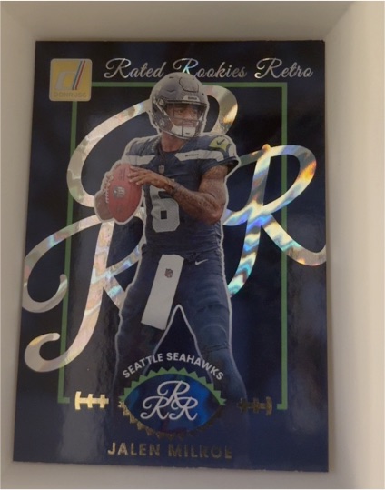 2025 Panini Donruss #16 Jalen Milroe Rated Rookies Retro — front