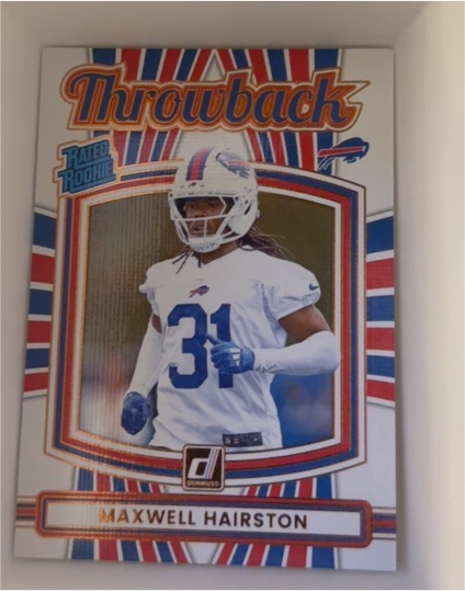 2025 Donruss Throwback #7 Maxwell Hairston Rated Rookie — front