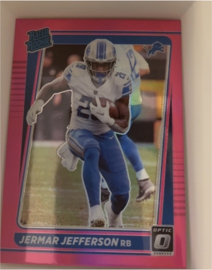 2021 Donruss Optic #296 Jermar Jefferson — front