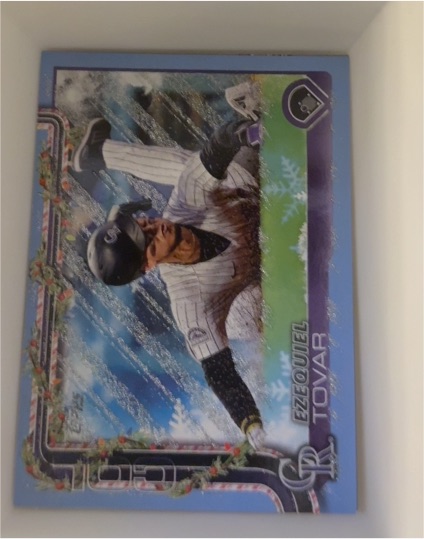 2025 Topps Holiday #H145 Ezequiel Tovar — front