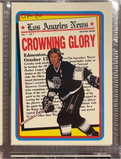 1990-91 O-Pee-Chee #3 Wayne Gretzky — front