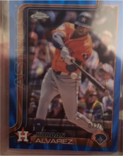 2025 Topps Chrome Sapphire #267 Yordan Alvarez — front