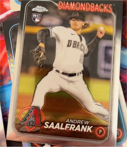 2024 Topps Chrome #178 Andrew Saalfrank — front