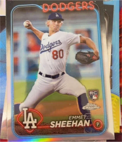 2024 Topps Chrome #221 Emmet Sheehan — front