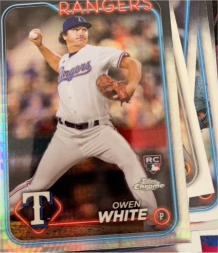2024 Topps Chrome #211 Owen White — front