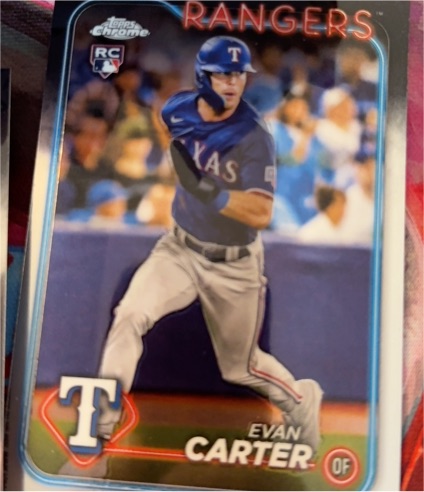 2024 Topps Chrome #136 Evan Carter — front