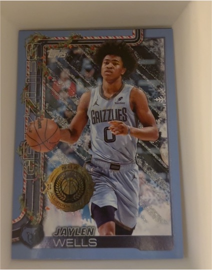 2025-26 Topps Holiday #H147 Jaylen Wells — front