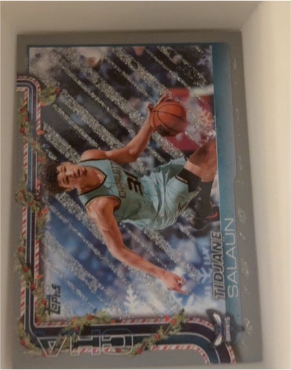 2025-26 Topps Holiday #H57 Tidjane Salaün — front
