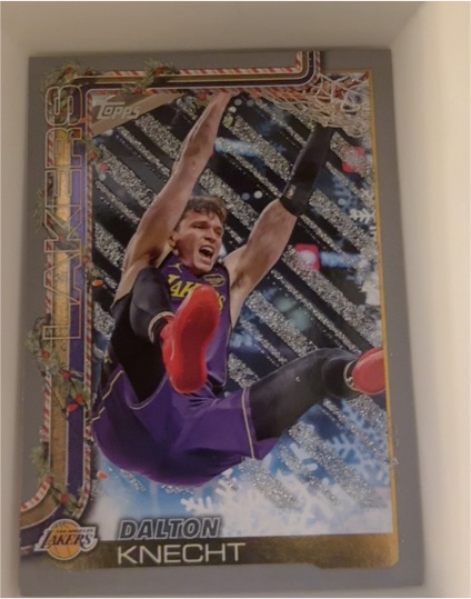 2025-26 Topps Holiday #H122 Dalton Knecht — front