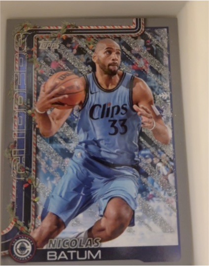 2025-26 Topps Holiday #H116 Nicolas Batum — front