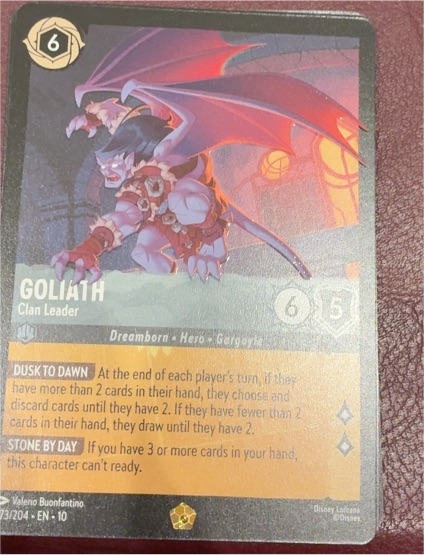 2023 Disney Lorcana Whispers in the Well #173 Goliath Clan Leader — front