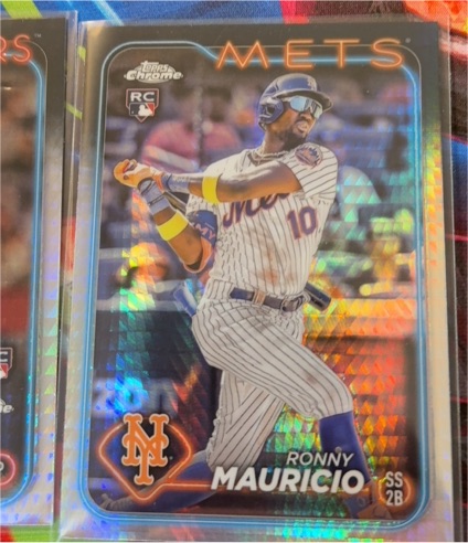 2024 Topps Chrome #28 Ronny Mauricio — front
