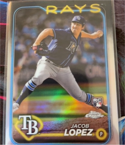 2024 Topps Chrome #225 Jacob Lopez — front