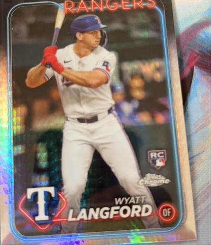 2024 Topps Chrome #122 Wyatt Langford — front