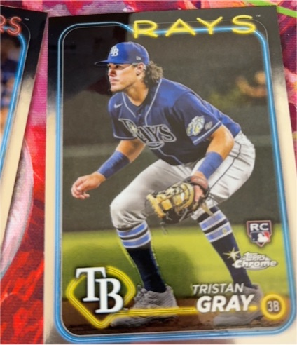 2024 Topps Chrome #8 Tristan Gray — front
