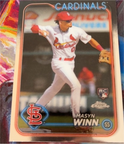 2024 Topps Chrome #189 Masyn Winn — front