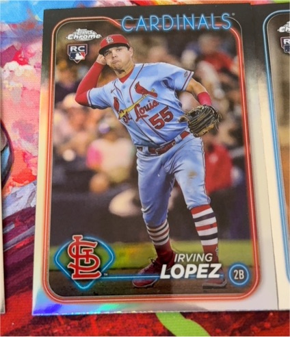 2024 Topps Chrome #573 Irving Lopez — front