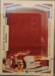 2017 Panini National Treasures Derek Barnett Jumbo Patch — front