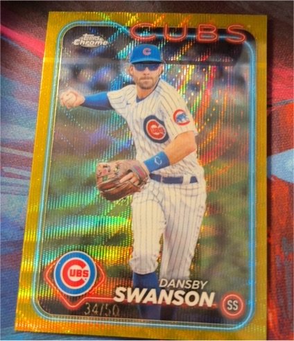 2024 Topps Chrome #231 Dansby Swanson — front
