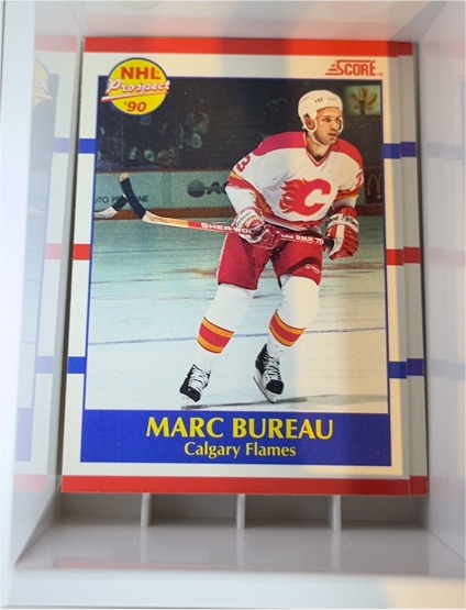 1990-91 Score #423 Marc Bureau — front