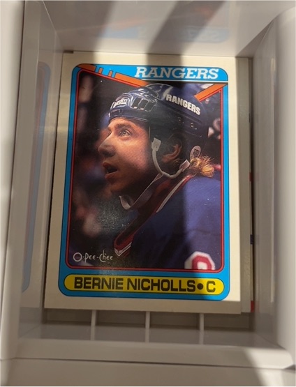 1990 O-Pee-Chee #13 Bernie Nicholls — front