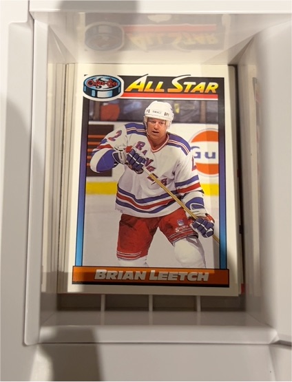 1991-92 O-Pee-Chee #269 Brian Leetch — front