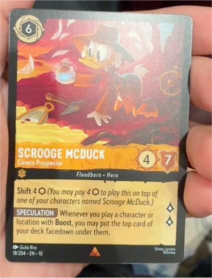 Scrooge McDuck - Cavern Prospector - Disney Lorcana #18/204 Whispers in the Well — front