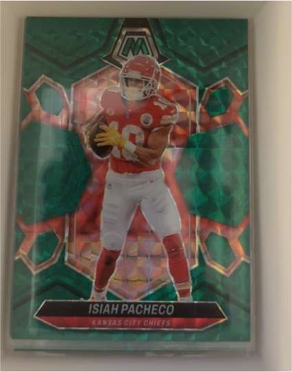 2024 Panini Mosaic #107 Isiah Pacheco — front