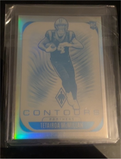 2025 Panini Phoenix #5 Tetairoa McMillan Contours Silver — front