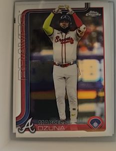 2025 Topps Chrome #250 Marcell Ozuna — front