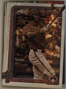 2025 Topps Chrome #9 Bryan Reynolds — front