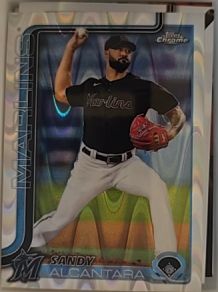 2025 Topps Chrome #126 Sandy Alcantara — front