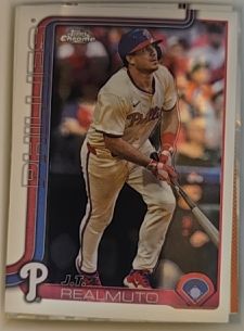 2025 Topps Chrome #2 J.T. Realmuto — front