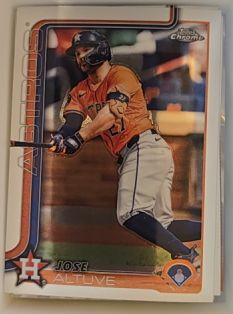 2025 Topps Chrome #77 Jose Altuve — front