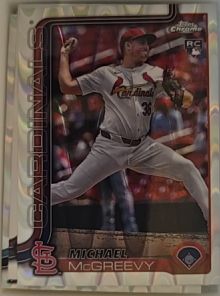 2025 Topps Chrome #29 Michael McGreevy — front