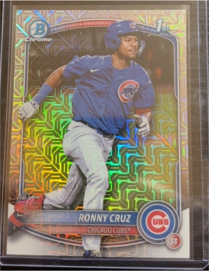 2025 Bowman Chrome #BCP-213 Ronny Cruz — front