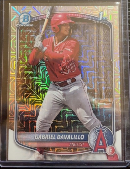 2025 Bowman Chrome #BCP-178 Gabriel Davalillo — front