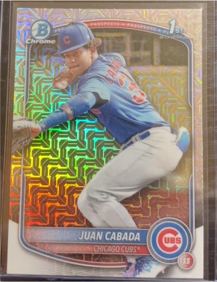 2025 Bowman Chrome #BCP-207 Juan Cabada — front