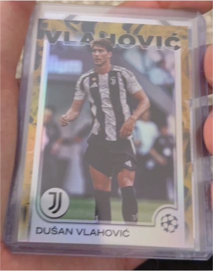 2024-25 Topps UEFA Club Competitions #176 Dušan Vlahović — front