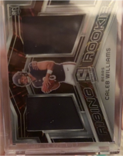 2024 Panini Spectra Rising Rookie Materials #RRM-CWS Caleb Williams — front
